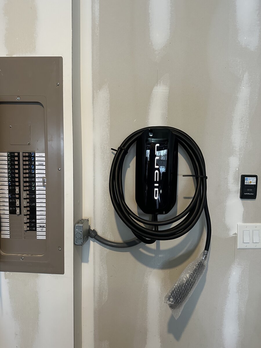 Tesla Wall Connector wiring and conduit detail